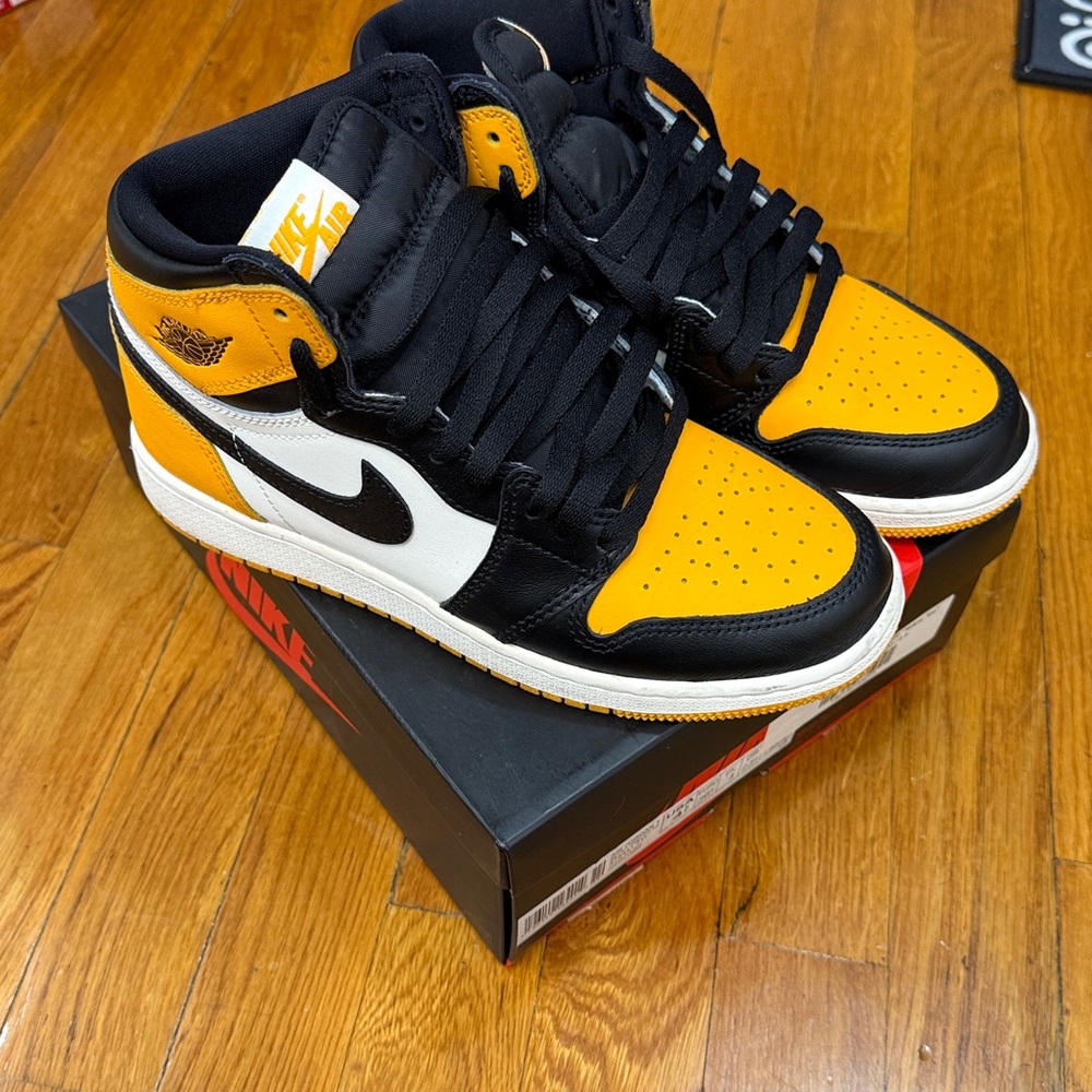 Jordan Kids Sneakers Black Yellow White